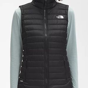 Women’s black THE NORTH FACE puffer vest as XL NWOT